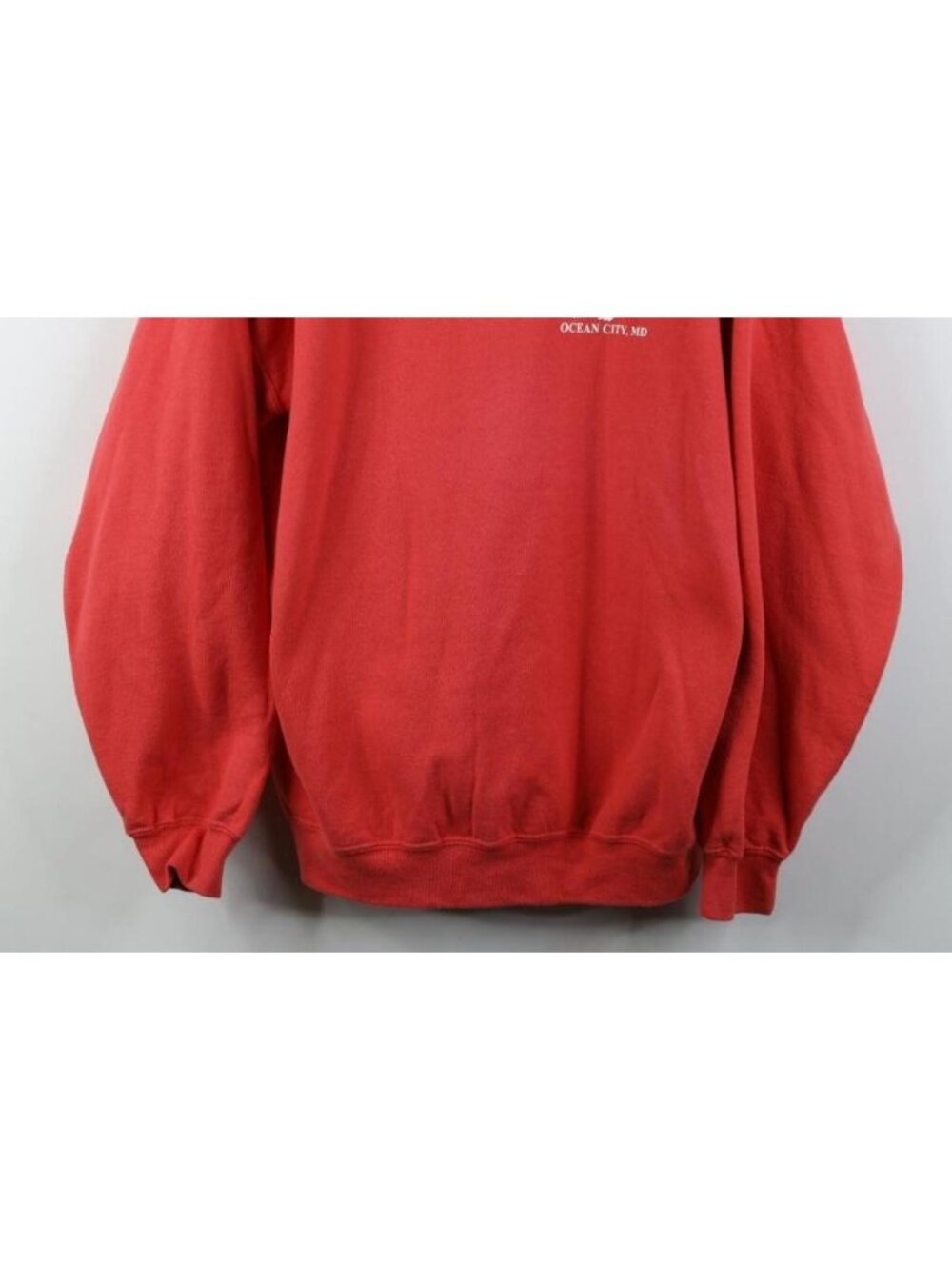 Vtg Y2K Womens Large The Greene Turtle Sports Bar Ocean City Sweatshirt Salmon - Picture 3 of 12